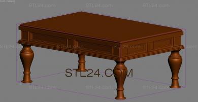 Set of furniture (KMB_0284) 3D models for cnc